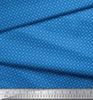 Soimoi Japan Crepe Satin Fabric Geometric Small Print Fabric by Metre 42 Inch