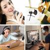 Condenser Microphone, Karaoke/Smartphone Microphone, Tabletop Microphone, Podcast Microphone, Omnidirectional Mini Microphone, PC Microphone, Handheld