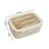 1Pcs Bento Box Leak Proof Lunch Box with Compartment Bento Box Microwave Safe Heating for Office Workers Lunch Containers