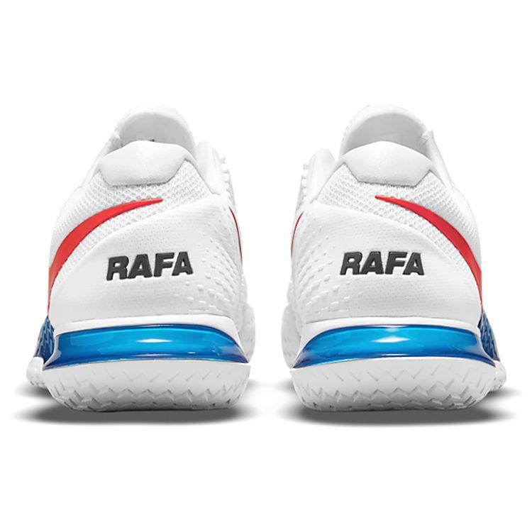 NikeCourt Zoom Vapor Cage 4 Rafa White Binary Blue Red Men Sneakers Chile-Red DD1579-113