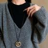 1PC Autumn and Winter Metal Pendant Necklace Sweater Chain Accessories Wholesale