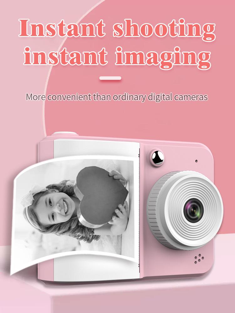 Kids' Instant Print Digital Camera - Fun Toy for Photos