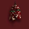 Warm Knitted Scarf Elk Christmas Shawl Cape Retro Scarves Women  Girl