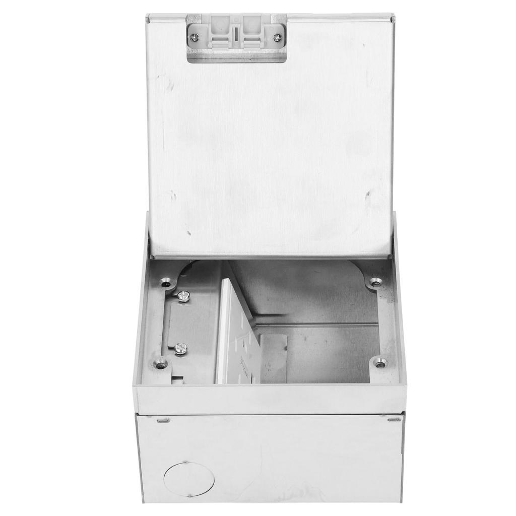 Floor Socket Dual 3 Prong USB TYPE C Port Space Saving Waterproof Recessed Outlet 15A