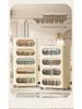 Nordic Style Plastic Storage Cabinet for Living Room or Bedroom