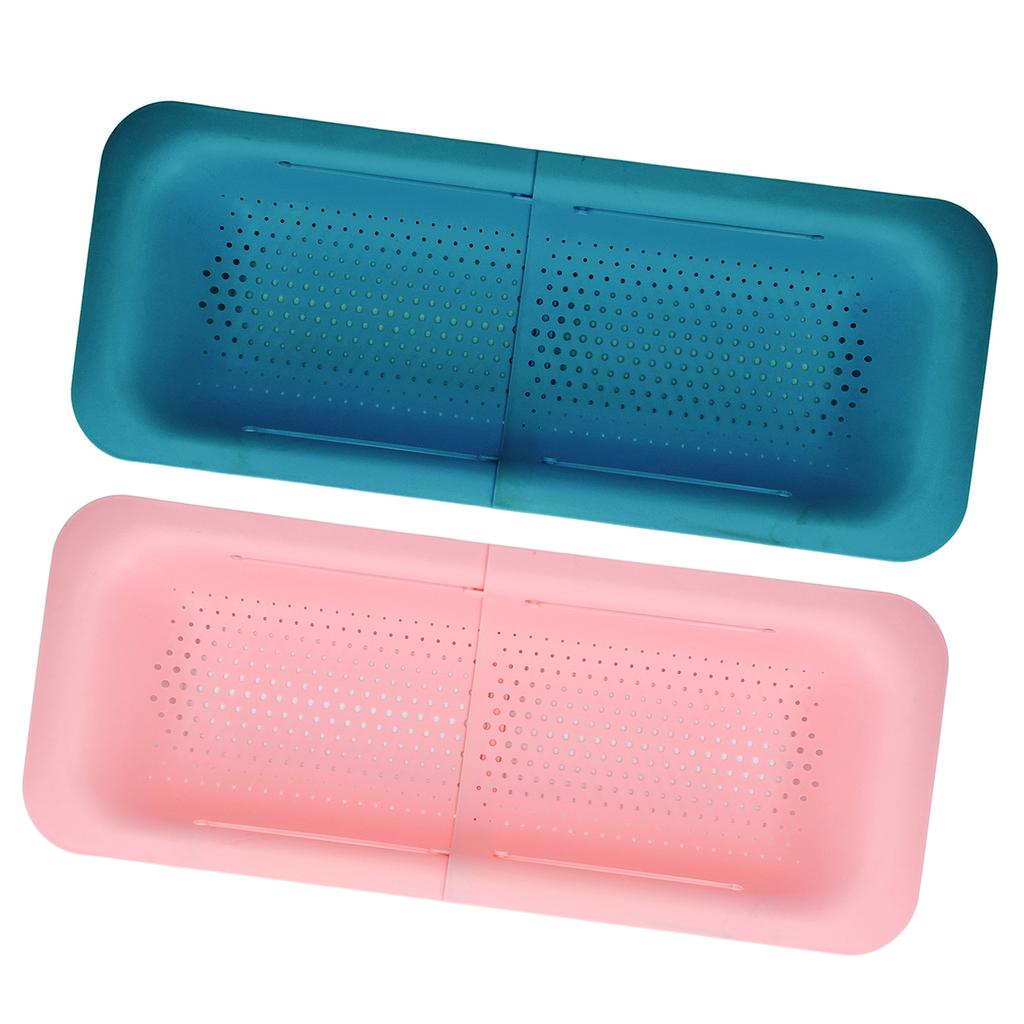 Siebkorb ABS-Material Teleskopisch Flexibles Hohlboden-Design Abtropfsieb Küchenzubehör