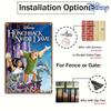 1pc Disney The Hunchback of Vintage Metal Tin Sign Wall Art - 20.32x30.48 cm Iron Decorative Plaque with Quasimodo & Esmeralda,