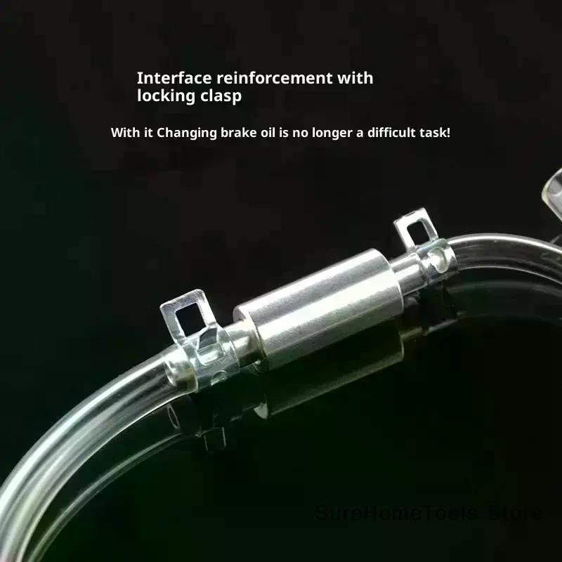 1PCS Tuyau de Purge de Frein d'Embrayage de Voiture Embrayage Hydraulique Valve Unidirectionnelle Tube Outil de Purge Kit d'Adaptateur de Remplacement Accessoires Auto