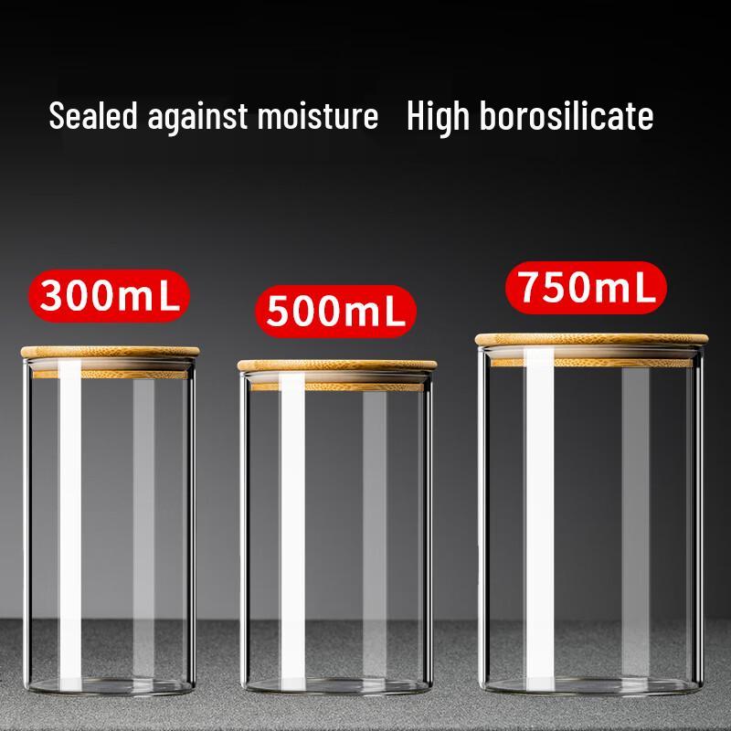 Rongwei High Borosilicate Glass Sealed Storage Jars