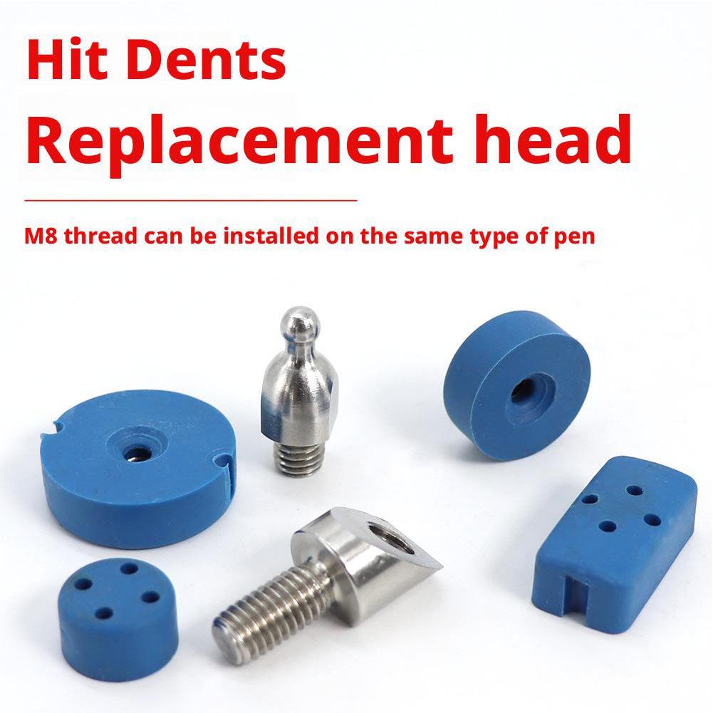 M8 Threaded Car Dent Repair Tool with Replaceable TPU Head Universal Dent and Pit Repair No Need for Sheet Metal Repair