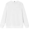 FILA Knitted Sweatshirt 2024 Spring New Business Commuter Pullover Simple Casual Top Men tops Standard-White F11M411214F-WT