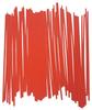 Red Plastic Straws Tip Extension Tube for Automotive Penetrating Pack of 100