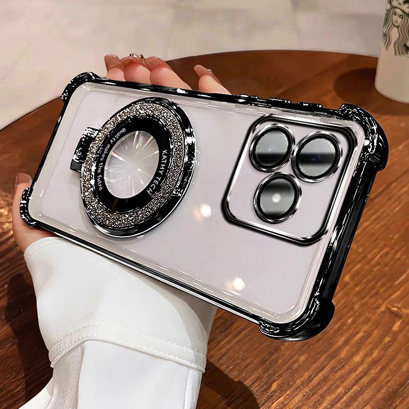 

Чехол для мобильного телефона Realme Note 60, Полностью закрывающий объектив, Мягкий силиконовый чехол с подушкой безопасности, Защищающий от падений Realme Note 60