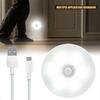 LED Smart Human Body Sensor Night Lights Emergency Automatic Lighting USB Charging Wireless Magentic Suction LED Cabinet Lights