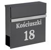 Norton Anthracite Letterbox With Inscriptions