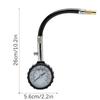 Tire Pressure Gauge Meter Tester,Car Tyre Pressure Gauge Long Hose Tire Meter Detector For Car Motorcycle Monitoring System