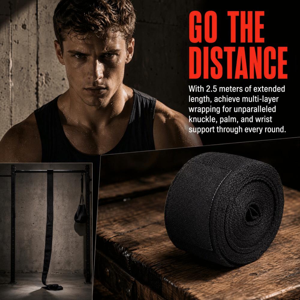 2pcs Elastic Material Elastic Hand Wraps Pair Pack Sports Handwraps Boxing Training