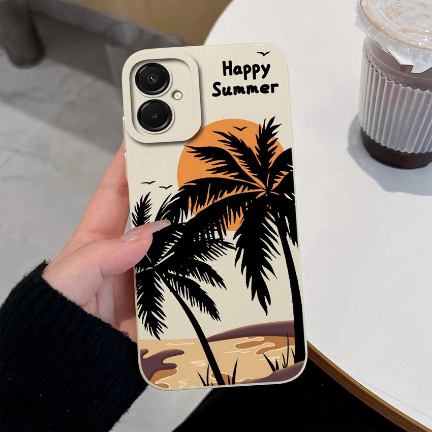 Fashion Case For Samsung A07 M07 F07 A25 A17 M17 F17 M36 F36 M56 S26 Plus Cute Cartoon Star Pattern Soft Liquid Silicone Phone Cover For Samsung Shell