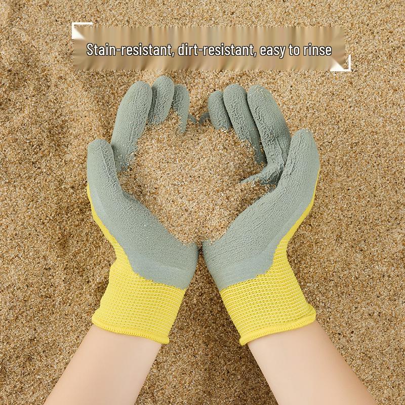 Kids' Cut-Resistant Anti-Slip Gardening and Tide Pool Gloves