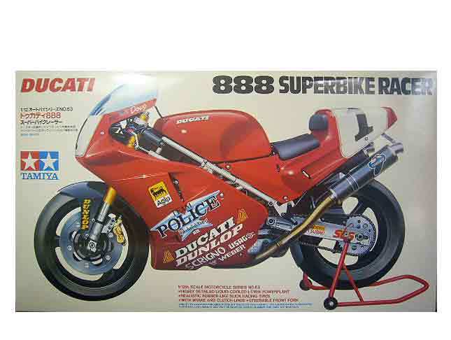 Tamiya 63 Ducati 888 Superbike Racer 1/12