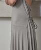 Leondeondada Halter Unbalanced Draped Dress, G.Beige