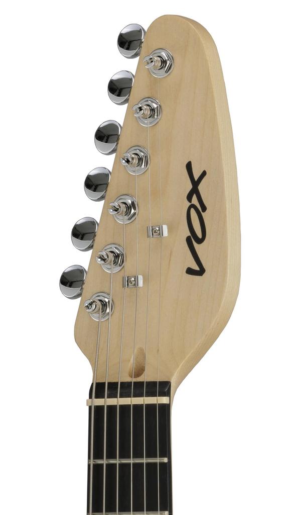 VOX MARK V Mini BK Mini Guitar, Black, Short Scale, Regular Tuning, Ideal for Women and Children with Small Hands, Includes Carry Bag