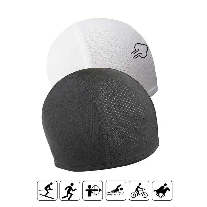 1/3pcs Motorcycle Cycling Helmet Hat Inner Cap Quick-drying Balaclavas Helmet Beanie Cap Outdoor Sports Motor Helmet Hats