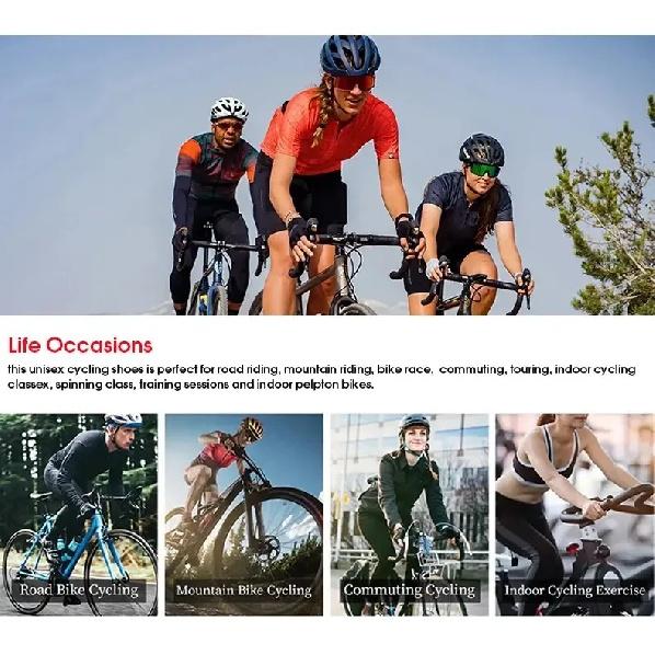 Cycling Sneaker MTB Men Sport Road Bike Boots Flat Racing Speed Sneakers Trail Mountain Bicycle Footwear Spd Pedal Cycling Shoes