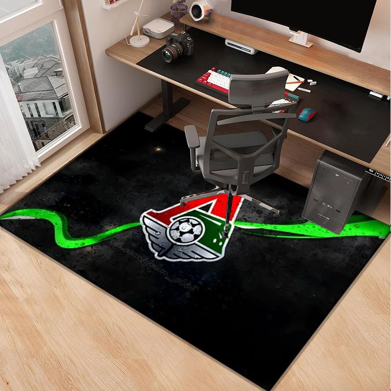 Lokomotiv Moscow Carpet, Chair Rug,Rug for Office Bedroom living rooms, Doormat decor Fan Gift Christmas Gift