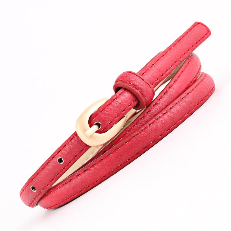 Fine Belt, Ladies' Casual Decorative Dress, Shirt Pin Buckle, Small Belt.