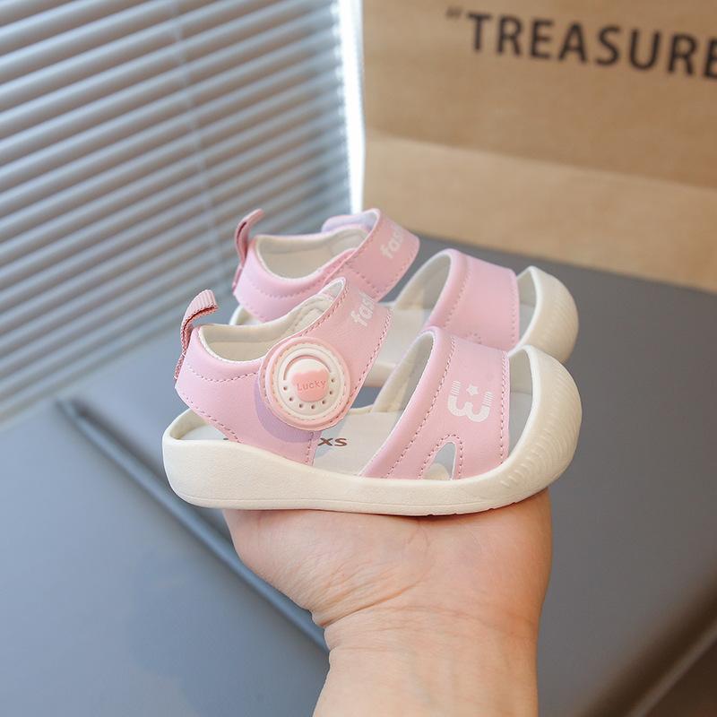 Baby Sandals Women's Summer Toddler Shoes 0 1-2 Years Old Baby Non-slip Soft-soled Infant Net Shoes Men's Shoes