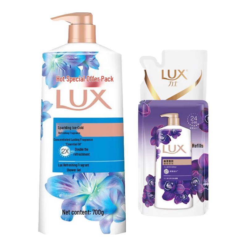 

LUX Dazzling Ice Cool Shower and Hair Care Set
