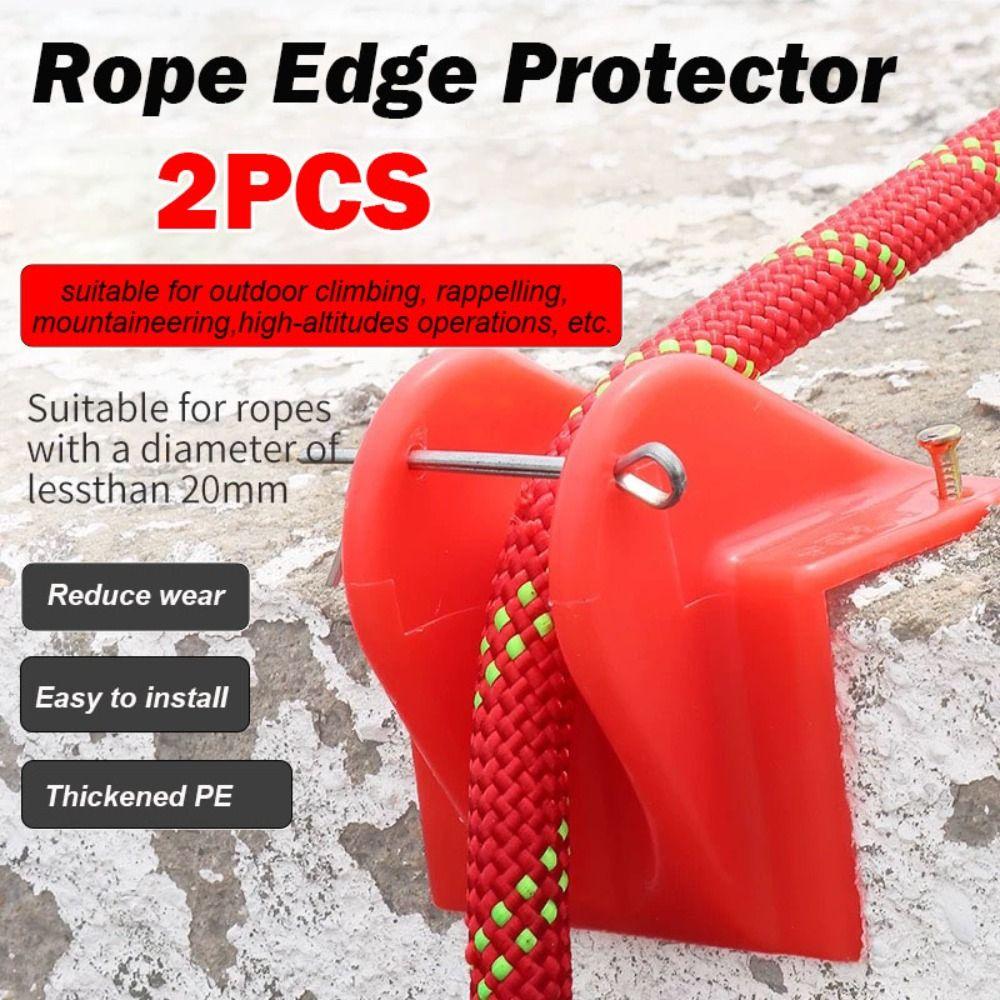 Verdickter Höhenarbeitsseilschutz PE Kletterseile Eckenschutz Neu Abriebfest Fixiert