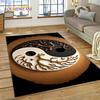 Natureza Yin Yang Chinês Tai Chi Bagua Tapete Tapete para Quarto Sala de estar Decoração de Sofá de Casa, Jogo Infantil Grande Decoração Tapete de Chão
