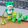 Internet Celebrity Frog Car Ornaments Auto Center Console Instrument Panel DIY Decorative Ornament Car Interior Accessories