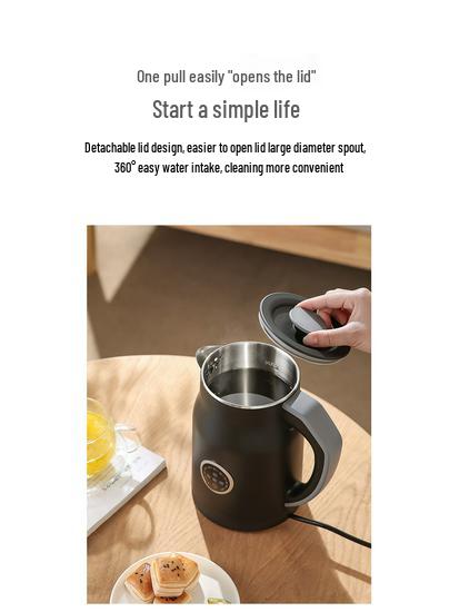 1.2L Stainless Steel Electric Kettle, 110V/220V, Household Use
