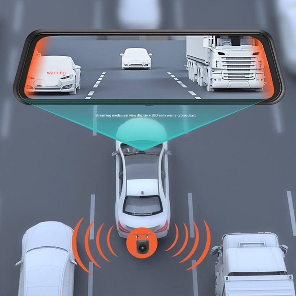 4k Car Dash Cam Touch Screen 4 Camera Dash Cam Reversing image HD Night Vision Parking Monitor Cam Support BSD/ADAS/G-Sensor