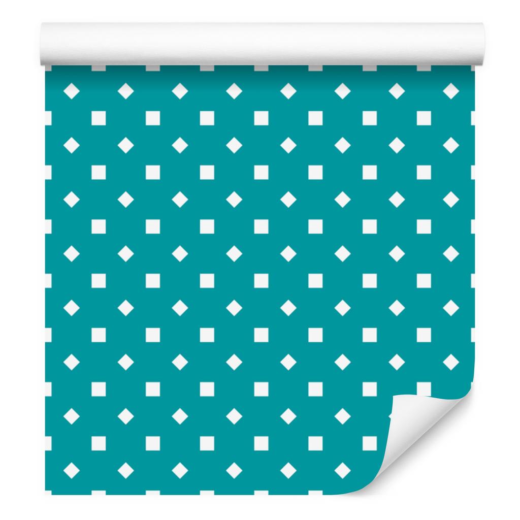 Dots Wallpaper, Fine Detail, Turquoise for Living Room and Bedroom 50x1000
