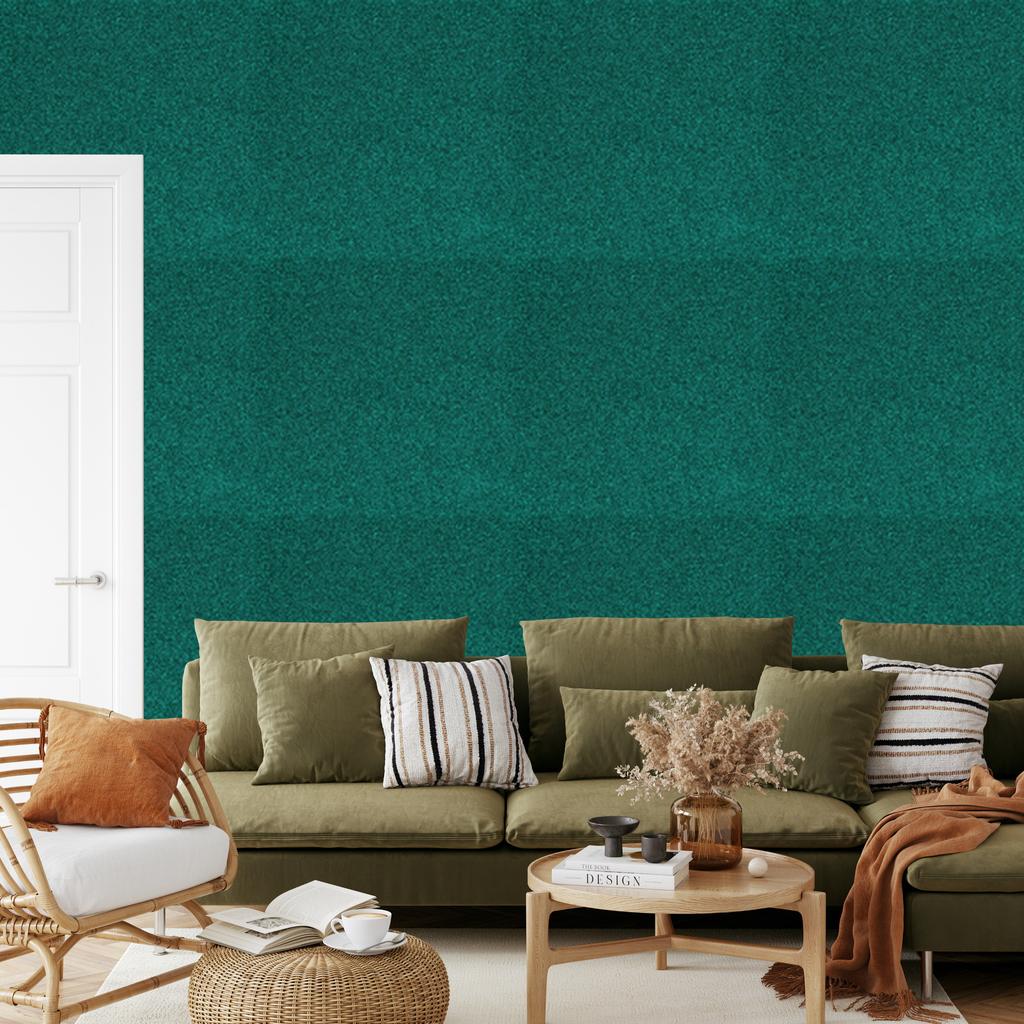 Turquoise and sea glitter wallpaper, turquoise background for living room and bedroom 50x1000