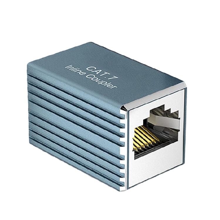 Durability Metal RJ45 Cable Coupler Ethernet Coupler Connectors Reduces Signal Interferences in Home or Office Environment