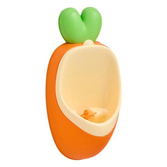 

Boy Urinal Potty Detachable Design Carrot Shape Interactive Learning Toddler Training Toilet Bathroom Trainer Utility Tool