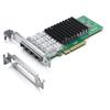 10Gtek 10Gb PCIe NIC Network Featuring an Intel Quad Equivalent To Intel PCI Express Ethernet LAN Supports Windows SFP+ Card, XL710-BM1 Controller,