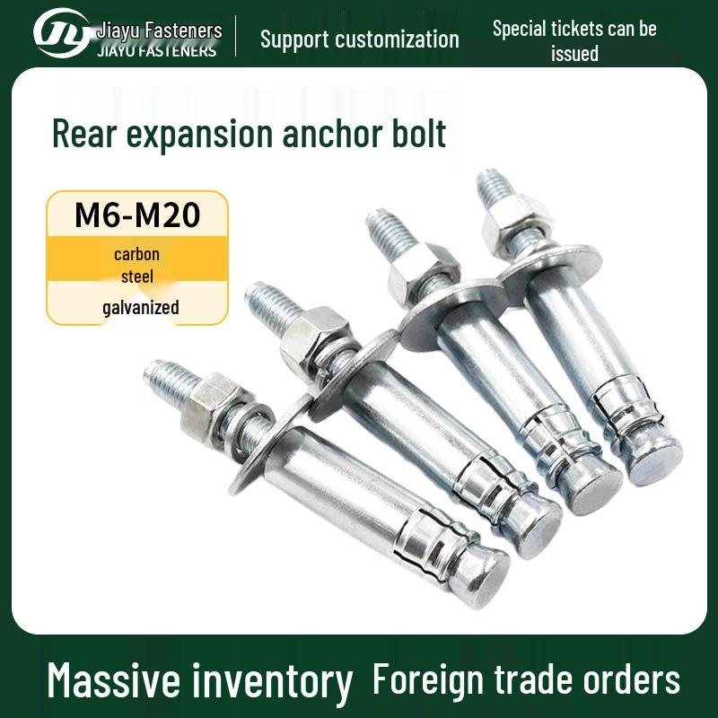 4.8 Grade Mechanical Single/Double Tube Self-Cutting Expansion Screw Anchor M6x60 Expansion Screw