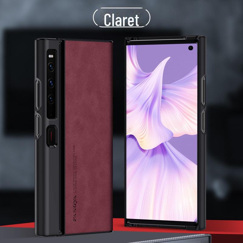 Huawei Mate XS2 Sheepskin Protective Case - Full Coverage Folding Screen Anti-Fall Cover for 5G Mobile.