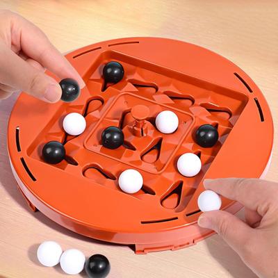 Logiczna Gra Ścieżka Szachowa Strategia Plansza Ręczne Rozgrywka Zagadka Umysłowa Interaktywna Edukacyjna dla Dzieci