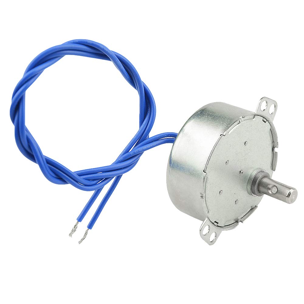 WMYCONGCONG Set of 2 Synchronous Turntable AC with 7mm Flexible Coupling Connector and Power Cord with Switch Plug Motors, Motors, 50/60Hz, 100-127V,