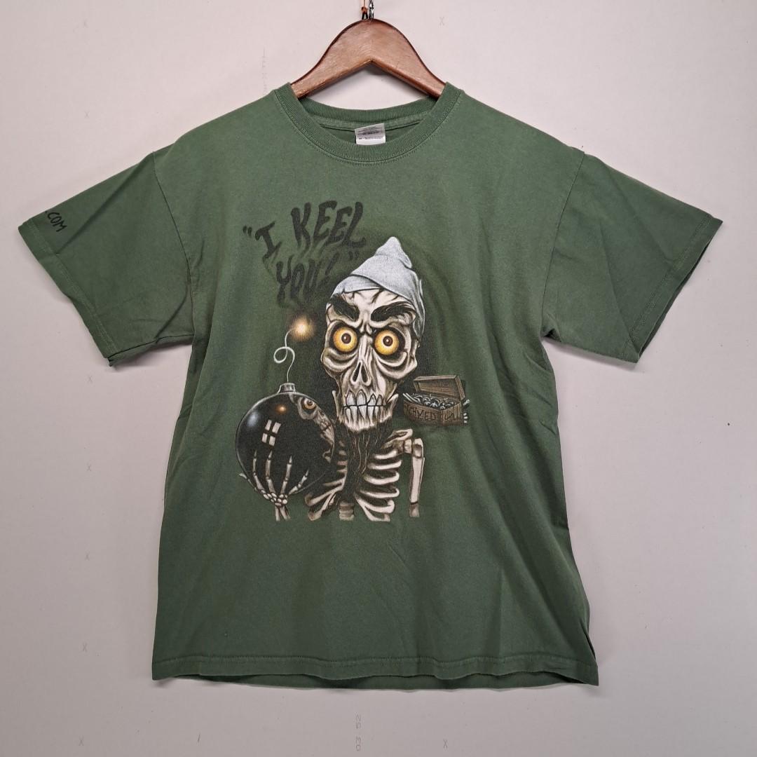 Vintage Jeff Dunham Achmed The Dead Terrorist T Shirt Medium Green I Keel You S разноцветный