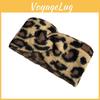 Leopardenmuster Strick Stirnband für Damen Winter Warme Kopfbedeckung Haarschmuck