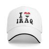Iraq Flag Baseball Cap Merch Retro Casquette For Unisex Golf Headewear Adjustable