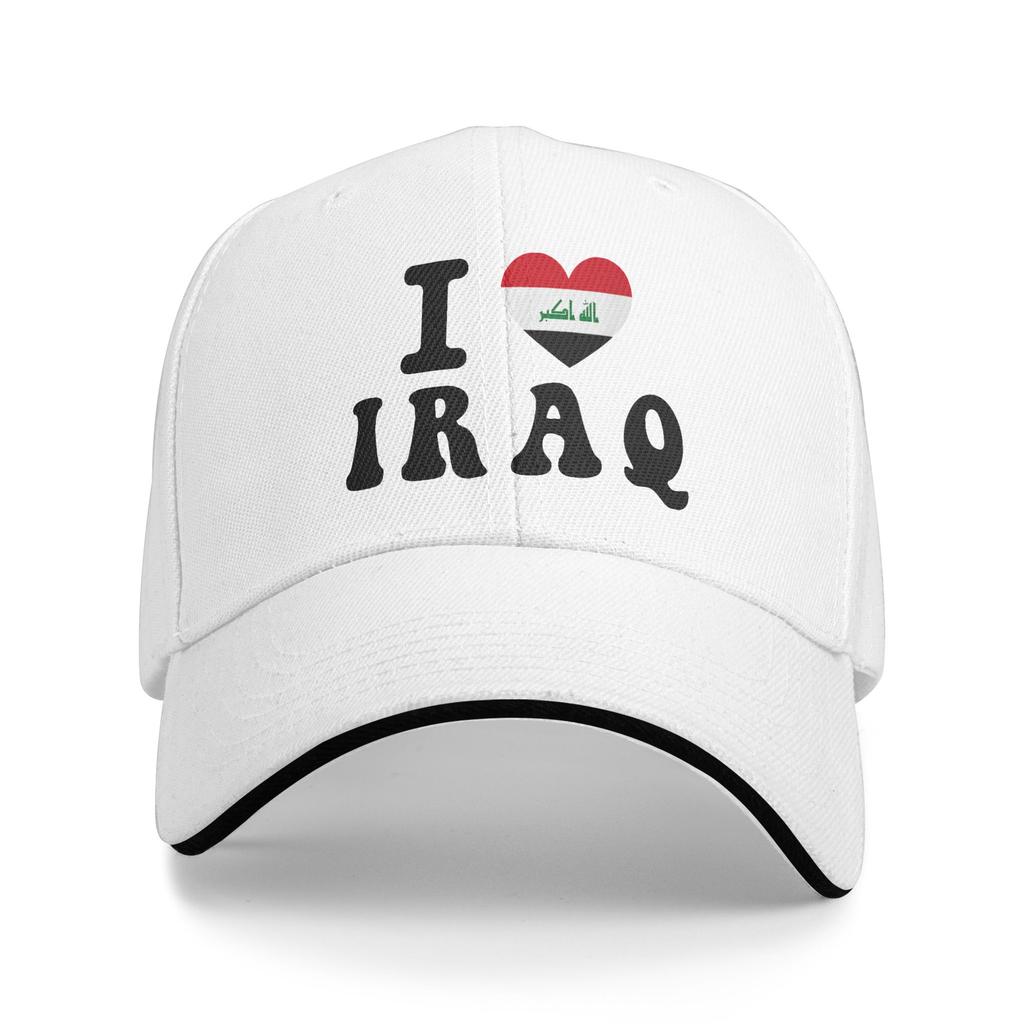 Iraq Flag Accessories Unisex Women Baseball Cap Dad Hat Unique Design Outdoor Headwear Adjustable Fit Snapback Cap